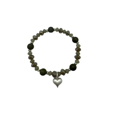  - Andreani Schmuck - Armbänder - Armband aus Glas und echten Steinen