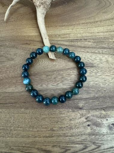  - Andreani Schmuck - Armbänder - Männerarmband echte Steine 8 mm / Gr.19