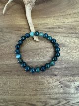 Männerarmband echte Steine 8 mm / Gr.19