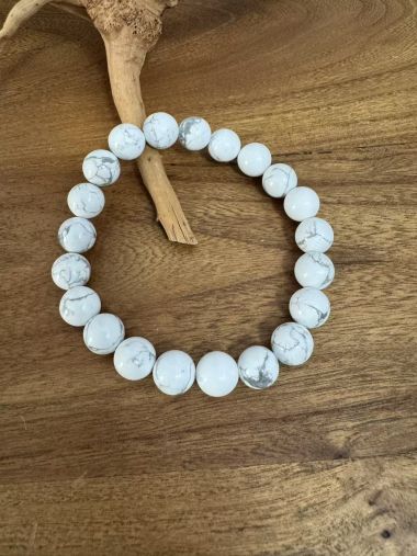 - Andreani Schmuck - Armbänder - Männerarmband echte Steine 8 mm / Gr.20