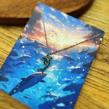  - Andreani Schmuck - Halsketten - Kinder Halskette "Delfin"