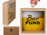 Holz-Spardose - Beer fund