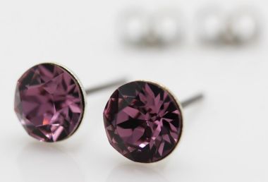  - Geschenkartikel Allgemein - Ohrstecker Saphira Schmuck 6mm - wfa Ohrstecker Saphira Iris