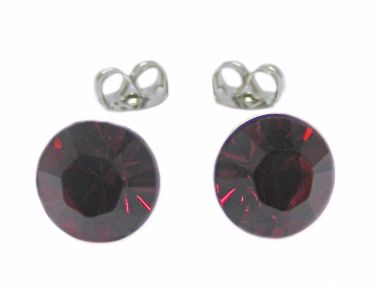  - Geschenkartikel Allgemein - Ohrstecker Saphira Schmuck 6mm - Ohrstecker Saphira Ruby