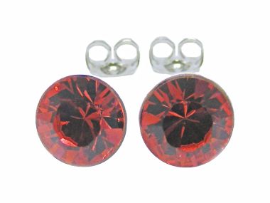  - Geschenkartikel Allgemein - Ohrstecker Saphira Schmuck 6mm - Ohrstecker Saphira Padparadscha