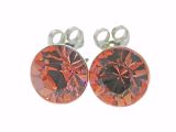 wfa Ohrstecker Saphira Rose Peach