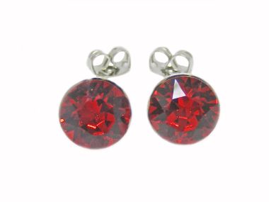  - Geschenkartikel Allgemein - Ohrstecker Saphira Schmuck 6mm - Ohrstecker Saphira Light Siam
