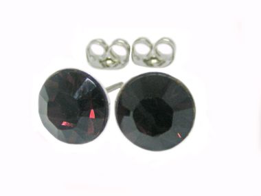  - Geschenkartikel Allgemein - Ohrstecker Saphira Schmuck 6mm - wfa Ohrstecker Saphira Burgundy