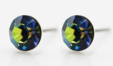  - Geschenkartikel Allgemein - Ohrstecker Saphira Schmuck 6mm - Ohrstecker Saphira Bermuda Blue