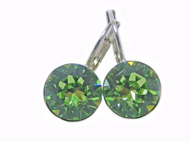  - Geschenkartikel Allgemein - Ohrhänger Saphira Schmuck 8mm - Ohrhänger Saphira Peridot
