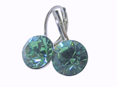  - Geschenkartikel Allgemein - Ohrhänger Saphira Schmuck 8mm - Ohrhänger Saphira Erinite