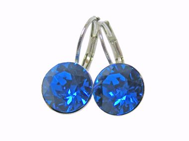  - Geschenkartikel Allgemein - Ohrhänger Saphira Schmuck 8mm - wfa Ohrhänger Saphira Capri Blue