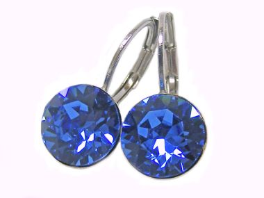  - Geschenkartikel Allgemein - Ohrhänger Saphira Schmuck 8mm - Ohrhänger Saphira Sapphire