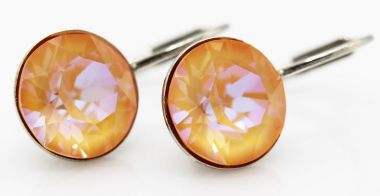  - Geschenkartikel Allgemein - Ohrhänger Saphira Schmuck 8mm - wfa Ohrhänger Saphira Peach Delite