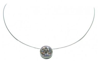  - Geschenkartikel Allgemein - Collier Elegance Saphira Schmuck 8mm - wfa Collier Elegance Saphira Crystal