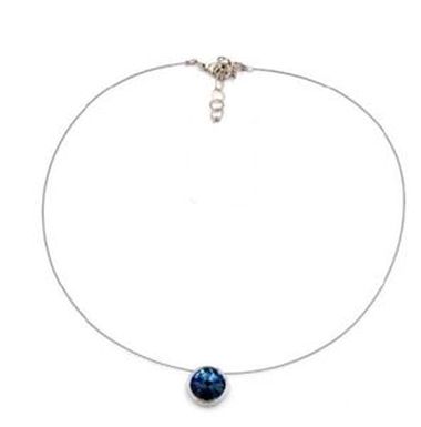  - Geschenkartikel Allgemein - Collier Elegance Saphira Schmuck 12mm - wfa Collier Elegance Saphira Denim Blue