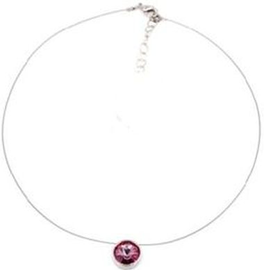  - Geschenkartikel Allgemein - Collier Elegance Saphira Schmuck 12mm - wfaCollier Elegance Saphira Anitque Pink