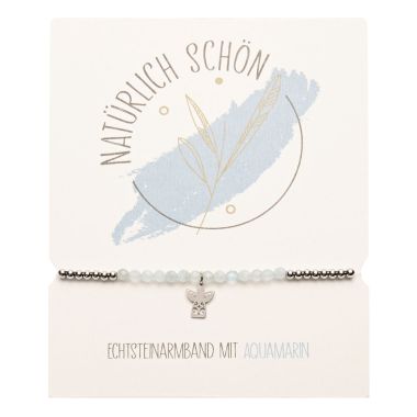  - H.C.A. Schmuck - Armbänder - wfa Echsteinarmband "Aquamarin"