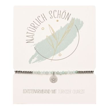  - H.C.A. Schmuck - Armbänder - wfa Echsteinarmband "Türkiser Quarzit"
