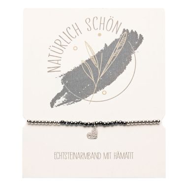  - H.C.A. Schmuck - Armbänder - wfa Echsteinarmband "Hämatit"