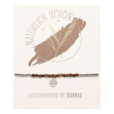  - H.C.A. Schmuck - Armbänder - wfa Echsteinarmband "Tigerauge"