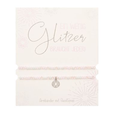  - H.C.A. Schmuck - Armbänder - wfa Armband Glassteine"Mandala d. Liebe"