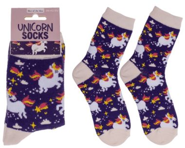  - Geschenkartikel Allgemein - Socken - Socken "Einhorn"