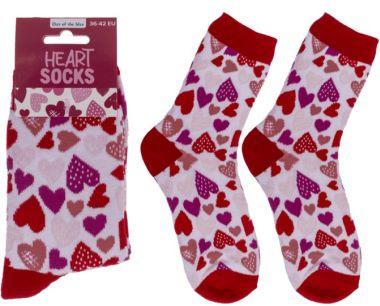  - Geschenkartikel Allgemein - Socken - Socken "Herzen"