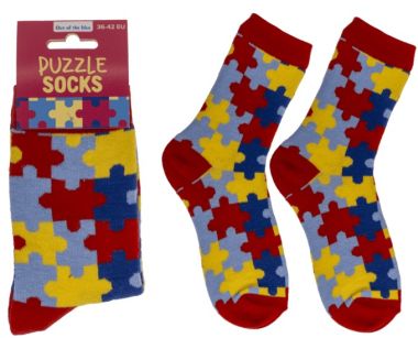  - Geschenkartikel Allgemein - Socken - Socken "Puzzle"